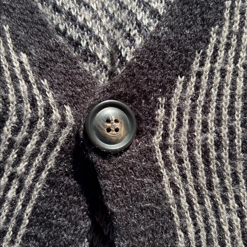 Cotton On Black and Gray Knit Cardigan - Picture 3 of 5